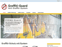 Tablet Screenshot of graffiti-guard.net